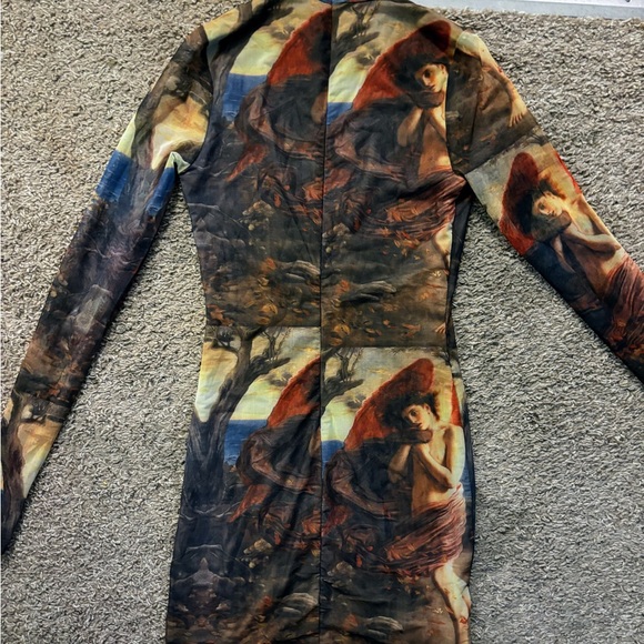 AKIRA brand Woman’s size small Watercolor painting dress Like new condition - Picture 15 of 16